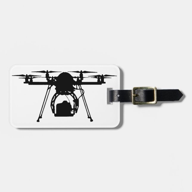 Cool Drone Bro Luggage Tag (Front Horizontal)