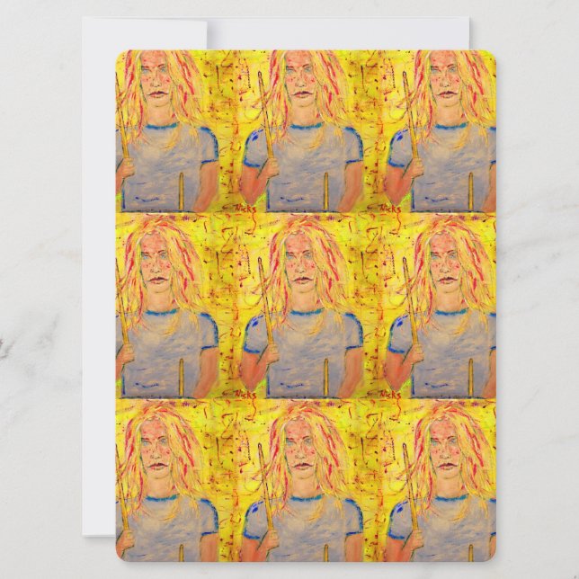 cool drummer girl (Front)