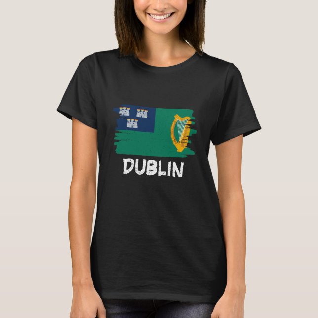 Cool Dublin Flag T-Shirt (Front)