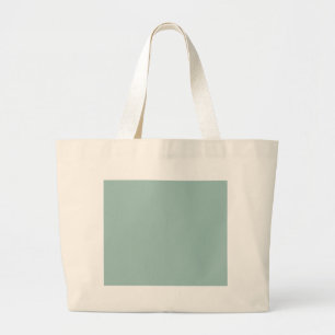 Cool Duck egg blue - add own text, image, design Large Tote Bag