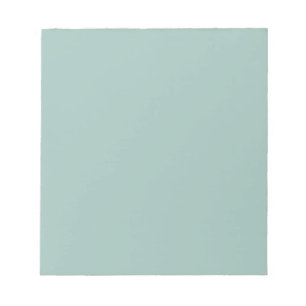 Cool Duck egg blue - add own text, image, design Notepad