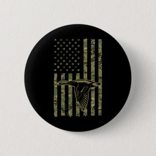 Cool Duck Hunting Design For Men Women Wildlife Du 6 Cm Round Badge