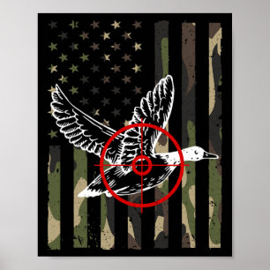 Cool Duck Hunting Design For Men Women Wildlife Du Poster