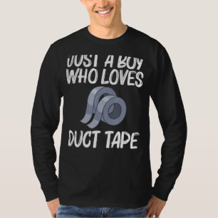 Cool Duct Tape For Boys Kids Handyman Engineering T-Shirt