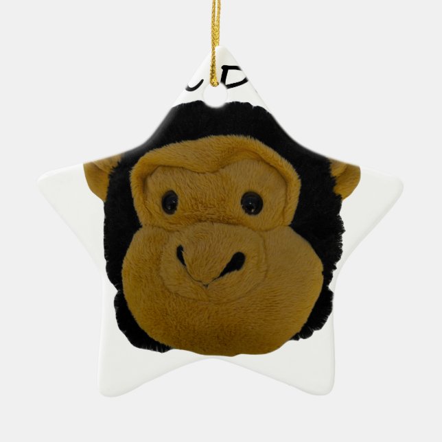 Cool Dude Ceramic Tree Decoration (Front)