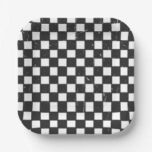 Cool Dude Check Party Plates