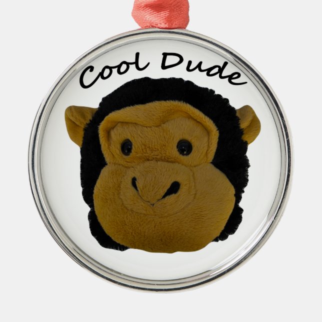 Cool Dude Metal Tree Decoration (Front)