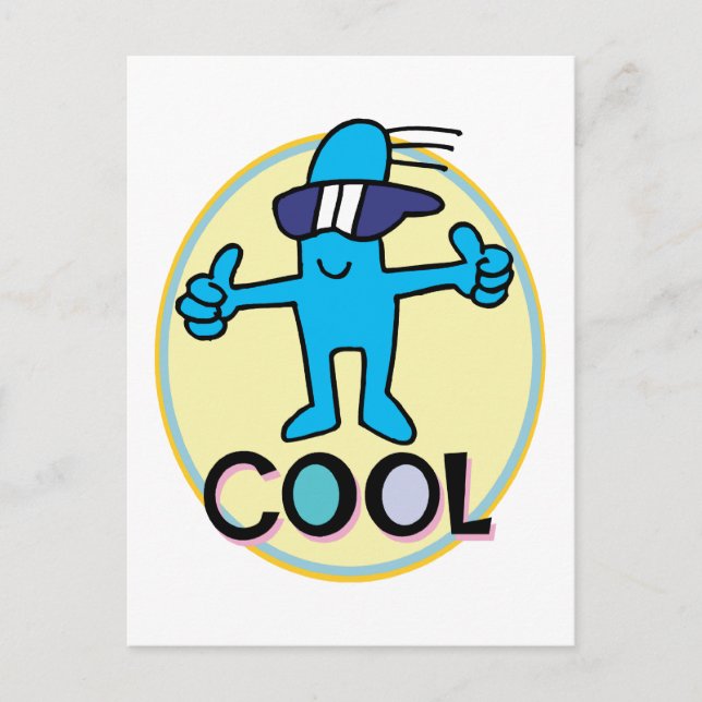 Cool Dude Postcard (Front)