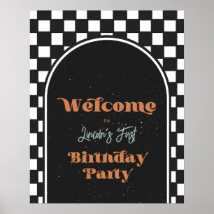 Cool Dude Welcome Poster   Skateboard Sign