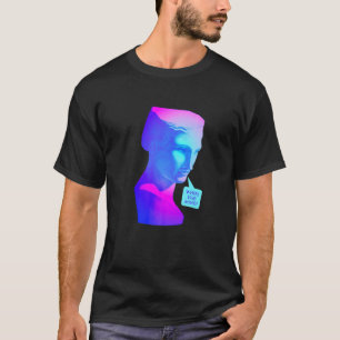 Cool Duotone Effect On Classic Greek Sculpture T-Shirt