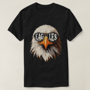 Cool Eagle Wearing Sunglasses Design T-Shirt