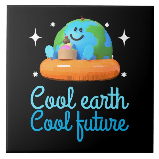 Cool earth, Cool future - Earth Tile (Front)