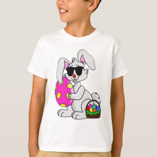 cool easter bunny egg hunt funny design t-shirt