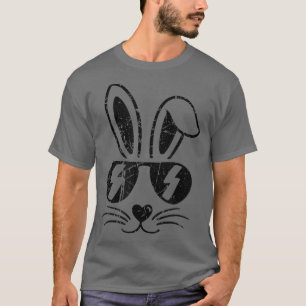 Cool Easter Bunny Vintage Easter Kids T-Shirt