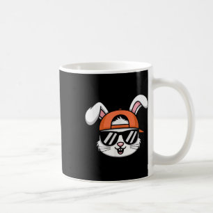 Cool Easter Bunny With Hat Funny Boys Kids Coffee Mug