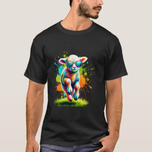 Cool Easter Lamb with Sunglasses - Sheep Celebrate T-Shirt