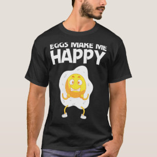 Cool Egg For Men Women Fried Baked Poached Protein T-Shirt