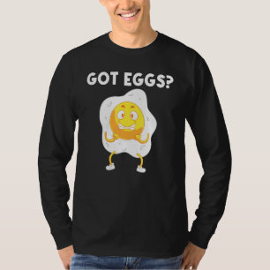 Cool Egg For Men Women Fried Baked Poached Protein T-Shirt