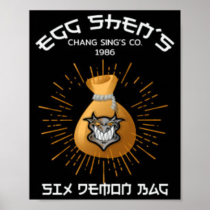 Cool - Egg Shen's Six Demon Bag Tee Long Sleeve  Poster