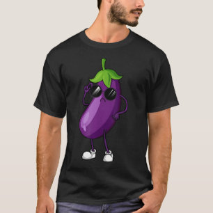 Cool Eggplant Art For Men Women Kid Vegetable Eggp T-Shirt