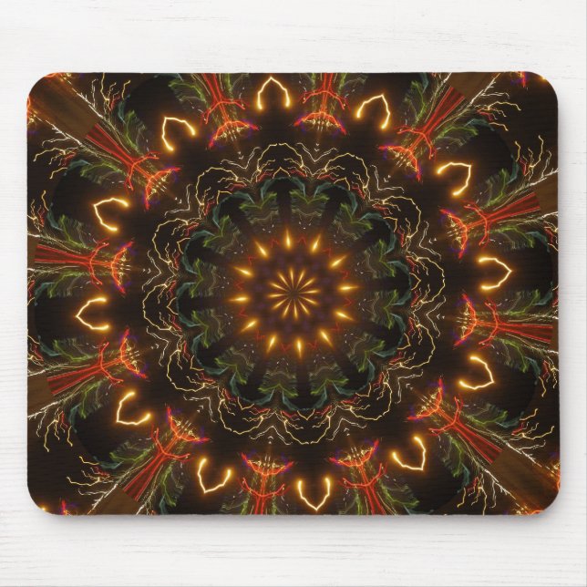 Cool Electric Art Design Mouse Mat (Front)