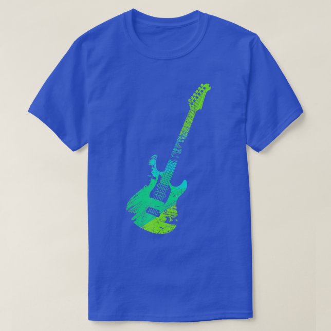 Cool Electric Guitar Chords Art Funny Bass Slogan  T-Shirt (Design Front)