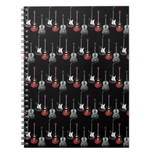 Cool Electric Guitars for Music Lovers Gift Notebook