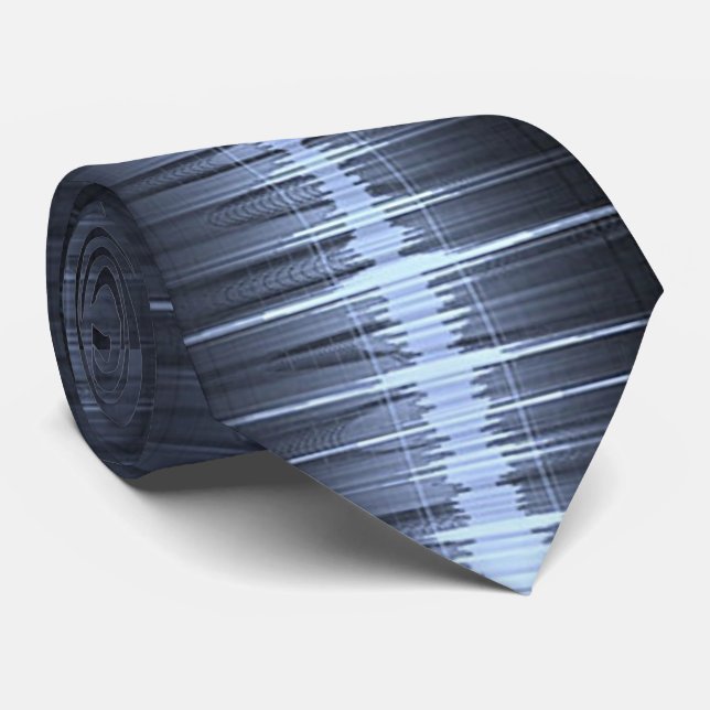 Cool Electrocardiogram Design Tie (Rolled)