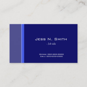 cool, elegant simple business card
