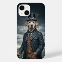 Cool Elegant Victorian Steampunk Labrador Dog Art