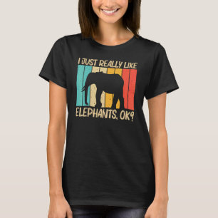 Cool Elephant For Men Women Vintage Elephant  1 T-Shirt