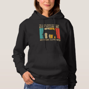 Cool Elephant For Men Women Vintage Elephant Hoodie