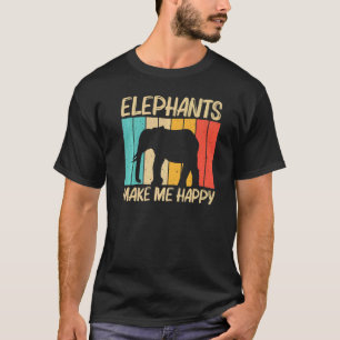 Cool Elephant For Men Women Vintage Elephant T-Shirt