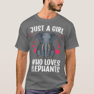 Cool Elephant For Women Girls African Elephant Lov T-Shirt