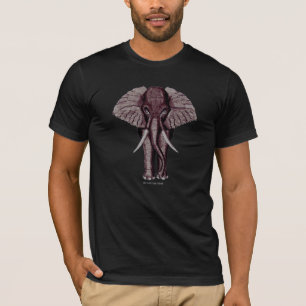 Cool elephant graphic art t-shirt design