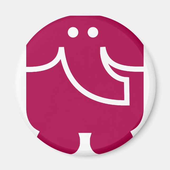 Cool Elephant icon design Magnet (Front)