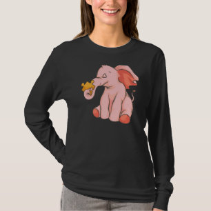 Cool Elephant With Autism Puzzle Ribbon Autistic T-Shirt