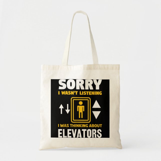 Cool Elevator Art Men Women Inspector Mechanic Mai Tote Bag (Front)