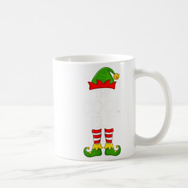 Cool Elf Xmas Matching Family Elf Squad Christmas  Coffee Mug (Right)