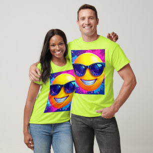 Cool 😎 Emoji Splash Fun T-Shirt