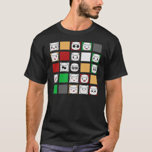 cool emoticons marshmallows in a box T-Shirt