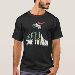 Cool Enduro Motorcycle Mx Clothing Time To Ride Mo T-Shirt