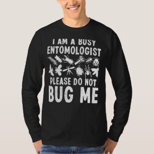 Cool Entomology Men Women Entomologist Insect Lady T-Shirt