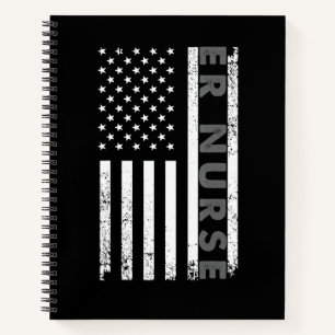 Cool ER Nurse For Men Women Hospital Emergency Roo Notebook