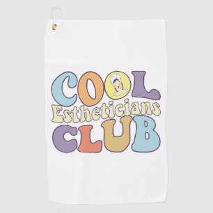Cool Estheticians Club Licensed Skin Care Golf Towel