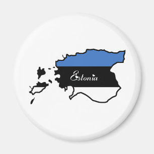 Cool Estonia Magnet