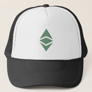 Cool Ethereum Classic Cryptocurrency Coin Sign Trucker Hat
