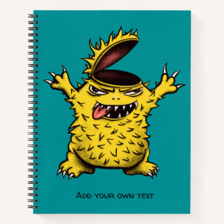 Cool Evil Monster Character  Notebook