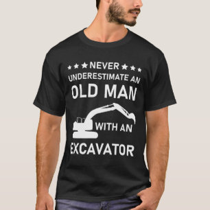 Cool Excavator Construction Worker T-Shirt