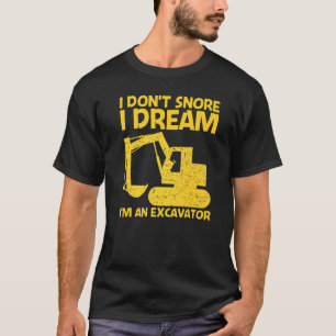 Cool Excavator For Men Women Heavy Equipment Opera T-Shirt